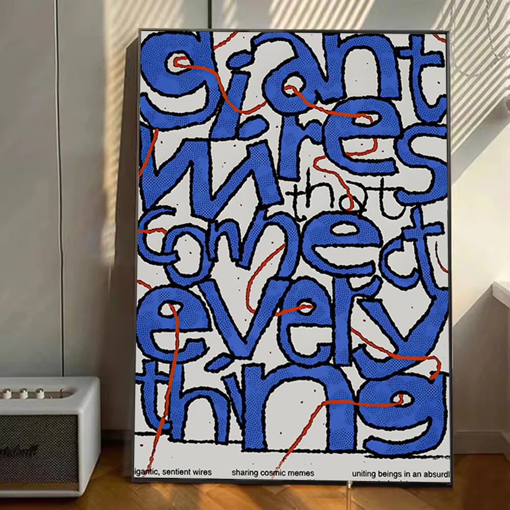 Classic Abstract Retro Poster Stickers Art Wall Murals Decor Game Room Decor Gifts Kawaii HD Painting Cat Cars