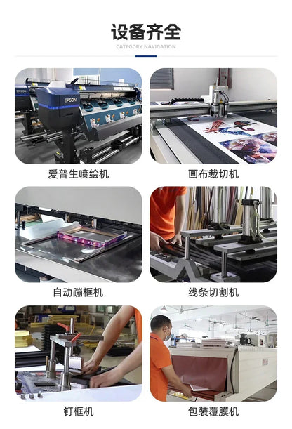 AbstractWall Art Mid CenturyModern Blue Bauhaus High DefinitionCanvasPrinting Poster Home Living Room Bedroom Decoration Pict