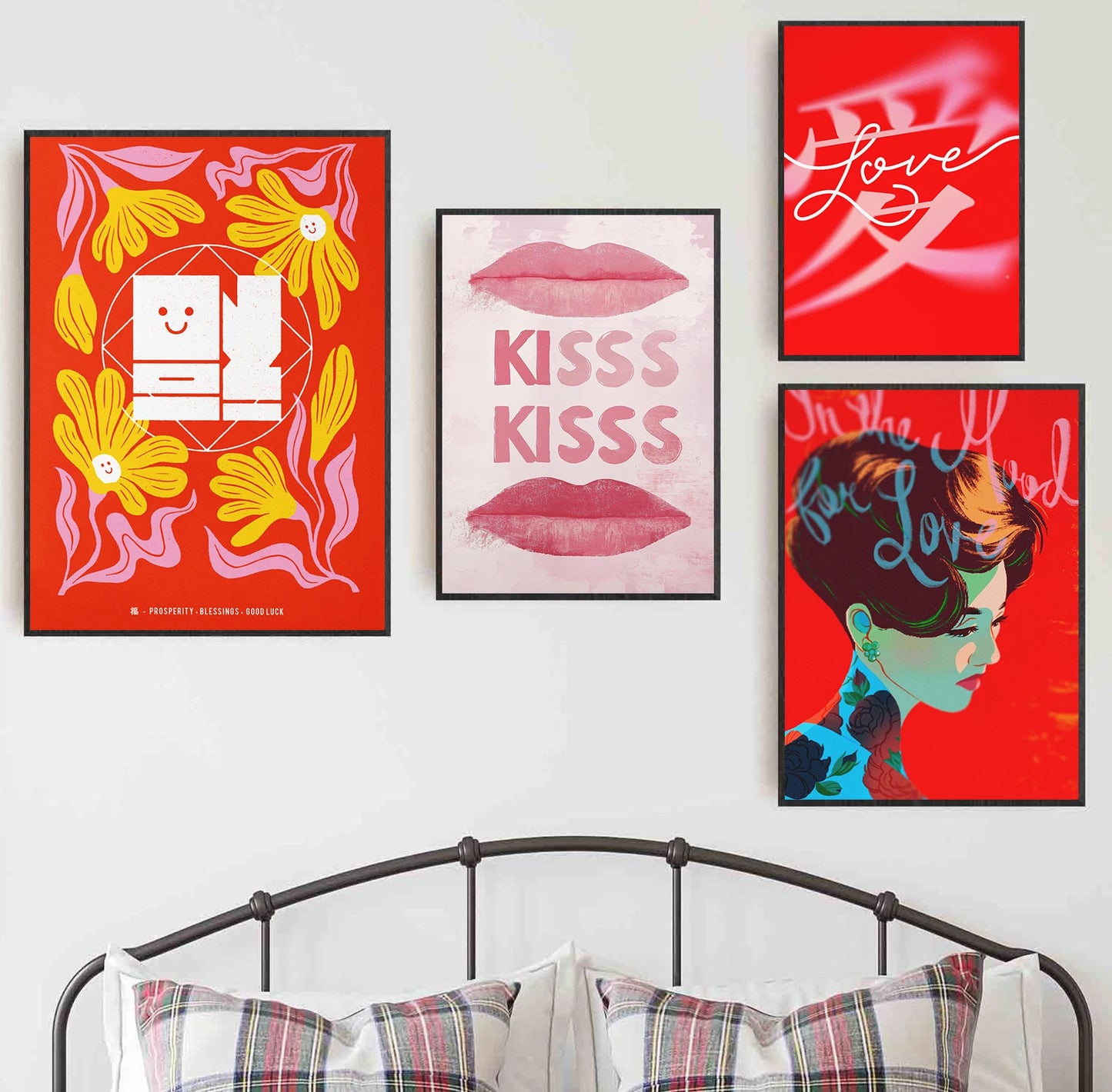 Modern Fashion Abstract Pop Art Nordic Aesthetics Retro Posters Prints Canvas Painting Wall Art Picture Living Room Home Decor