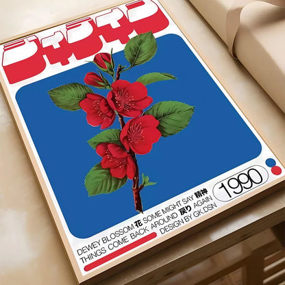 Vintage Abstract Feed Your Mind Classic Self Care Wall Art Poster Paper Print Home Living Room Bedroom Entrance Bar Cafe Art