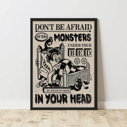 Classic Abstract Art Poster, Retro Abstract Image Printing Art Canvas Painting, Used for Home Room Wall Decoration, Frameless