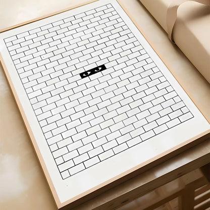 Vintage Abstract Feed Your Mind Classic Self Care Wall Art Poster Paper Print Home Living Room Bedroom Entrance Bar Cafe Art