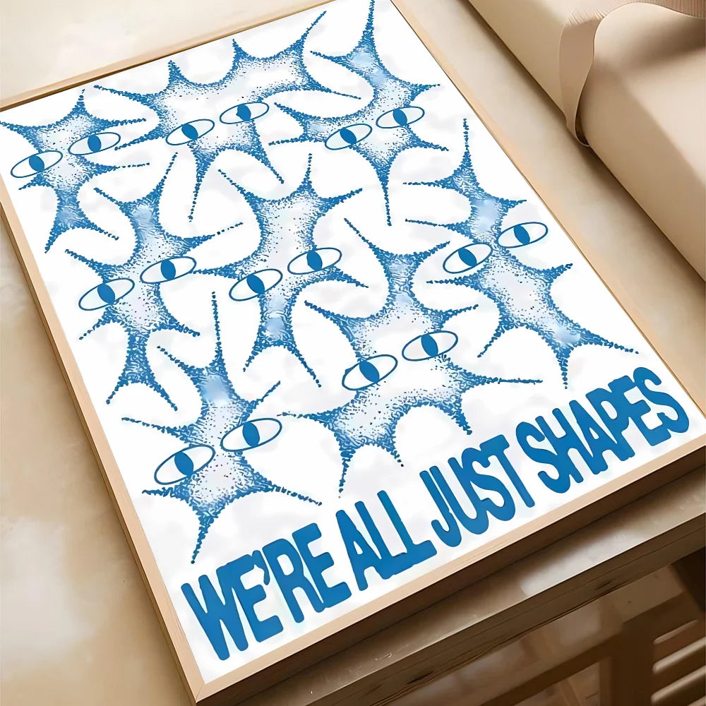 Vintage Abstract Feed Your Mind Classic Self Care Wall Art Poster Paper Print Home Living Room Bedroom Entrance Bar Cafe Art