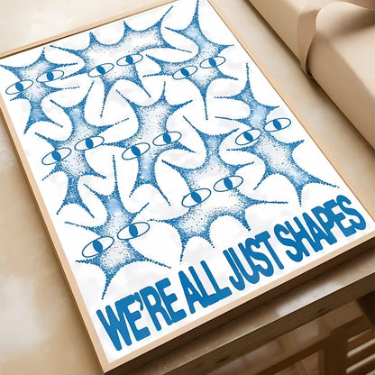 Vintage Abstract Feed Your Mind Classic Self Care Wall Art Poster Paper Print Home Living Room Bedroom Entrance Bar Cafe Art