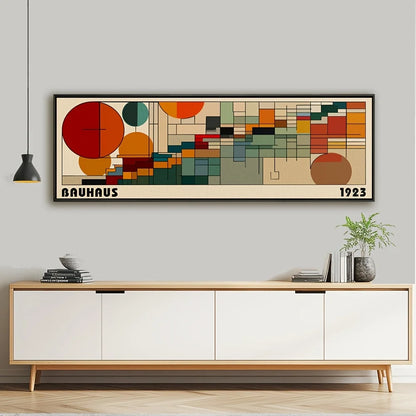 Bauhaus 1923 Art Abstract Canvas Prints Poster Japanese Retro Large Horizontal Art Prints Wall Art Home Decor Art Poster Gifts