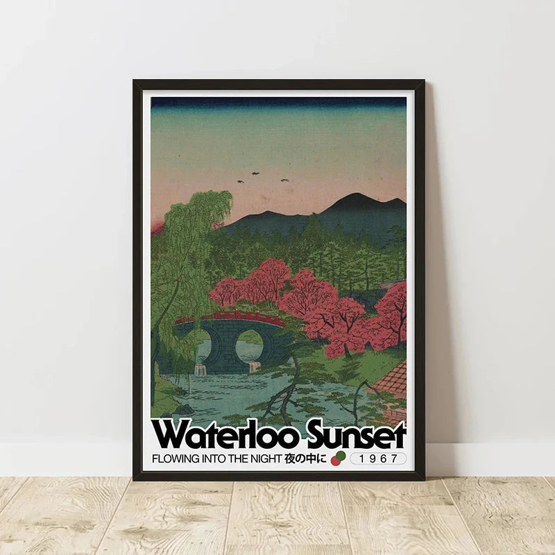 Classic Abstract Art Poster, Retro Abstract Image Printing Art Canvas Painting, Used for Home Room Wall Decoration, Frameless