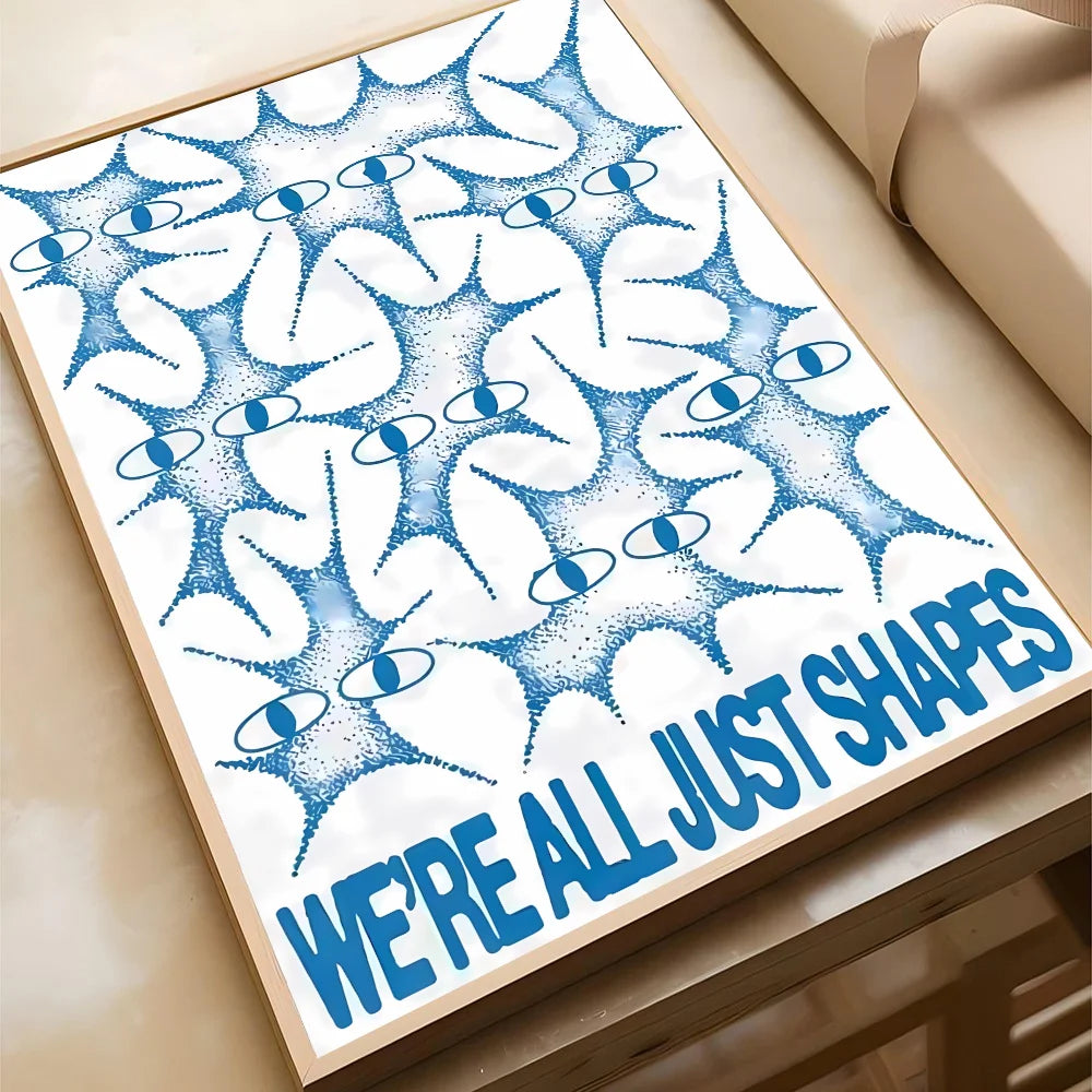 Vintage Abstract Feed Your Mind Classic Self Care Wall Art Poster Paper Print Home Living Room Bedroom Entrance Bar Cafe Art