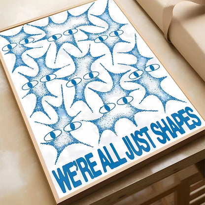 Vintage Abstract Feed Your Mind Classic Self Care Wall Art Poster Paper Print Home Living Room Bedroom Entrance Bar Cafe Art