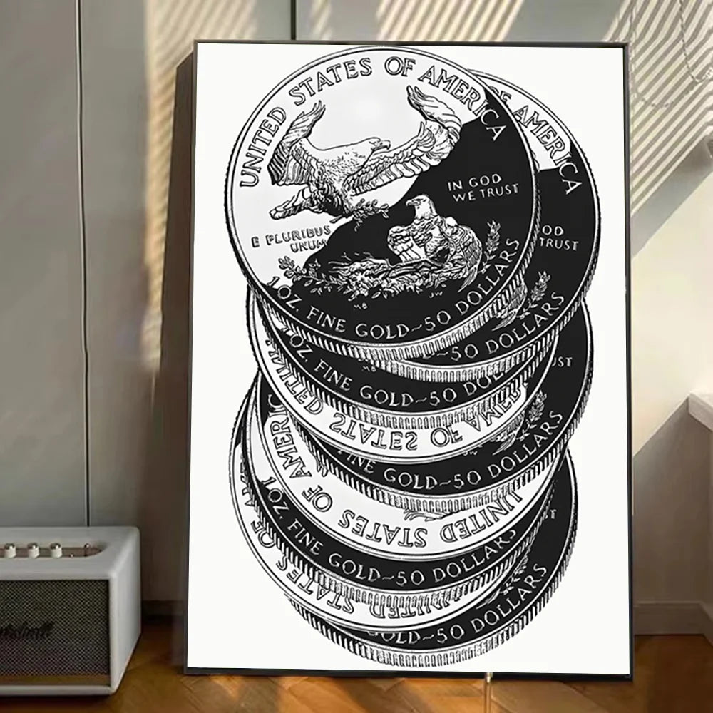 Classic Abstract Retro Poster Stickers Art Wall Murals Decor Game Room Decor Gifts Kawaii HD Painting Cat Cars