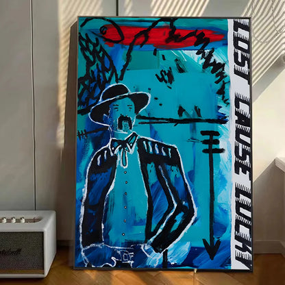 Classic Abstract Retro Poster Stickers Art Wall Murals Decor Game Room Decor Gifts Kawaii HD Painting Cat Cars