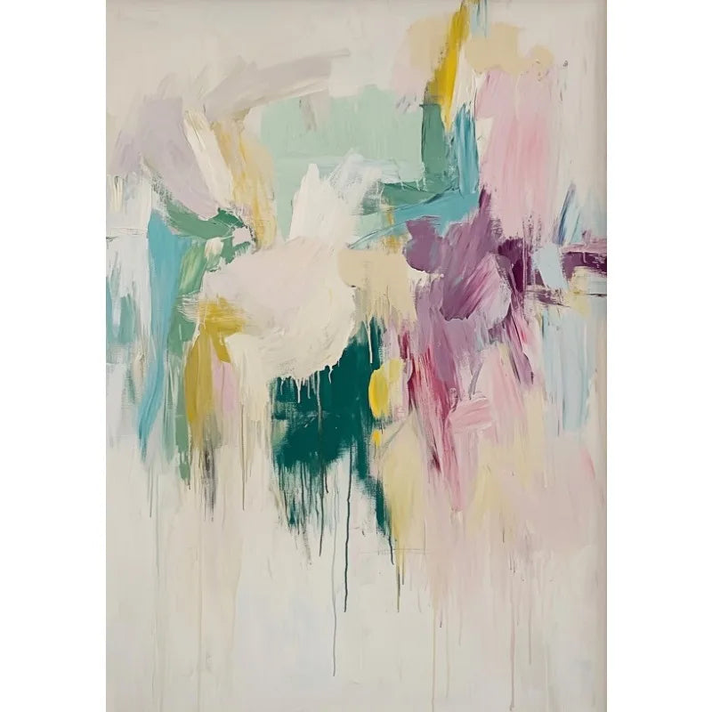 Modern Abstract Colourful Poster Minimalist Contemporary Artworks Canvas Painting Wall Art Fashion Living Room Home Decor Mural